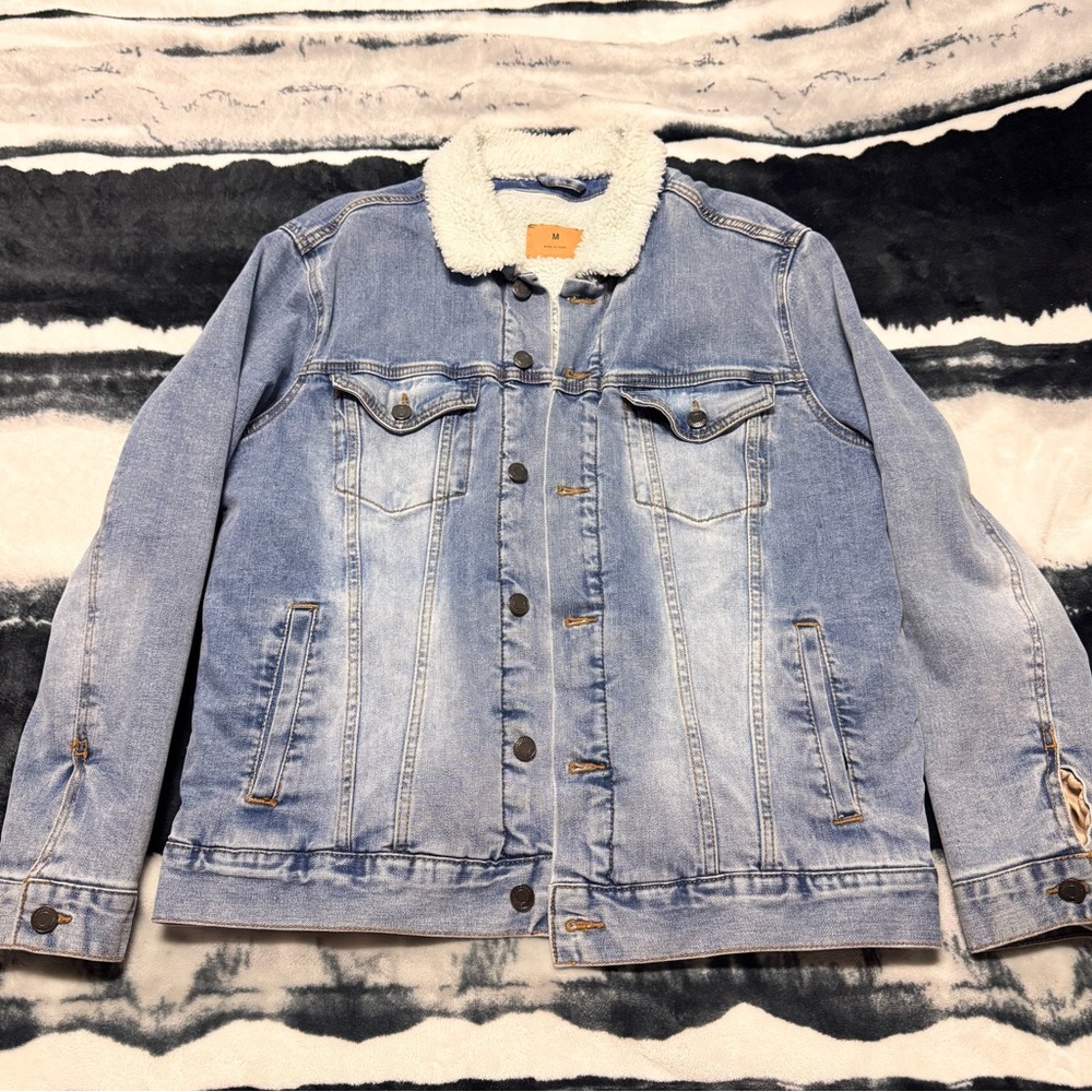 Taylor Swift 1989 Denim Sherpa Lined Jacket (Official TS Merch)